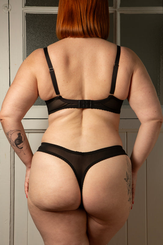 Black Classic Thong