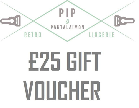 pip and pantalaimon retro vintage lingerie fashion gift vouchers for christmas and valentines day