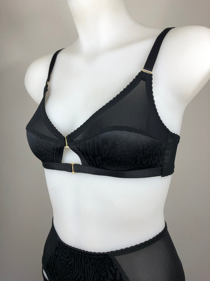 Leopard Luster Bralette 32C