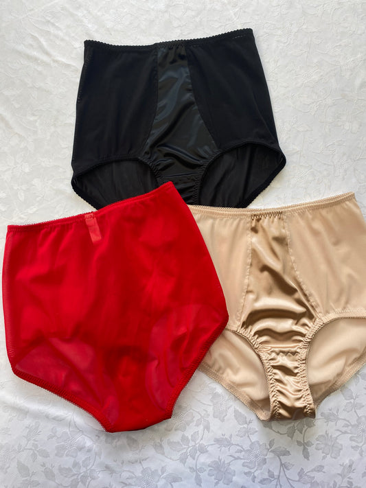 High Waisted Knicker Trio
