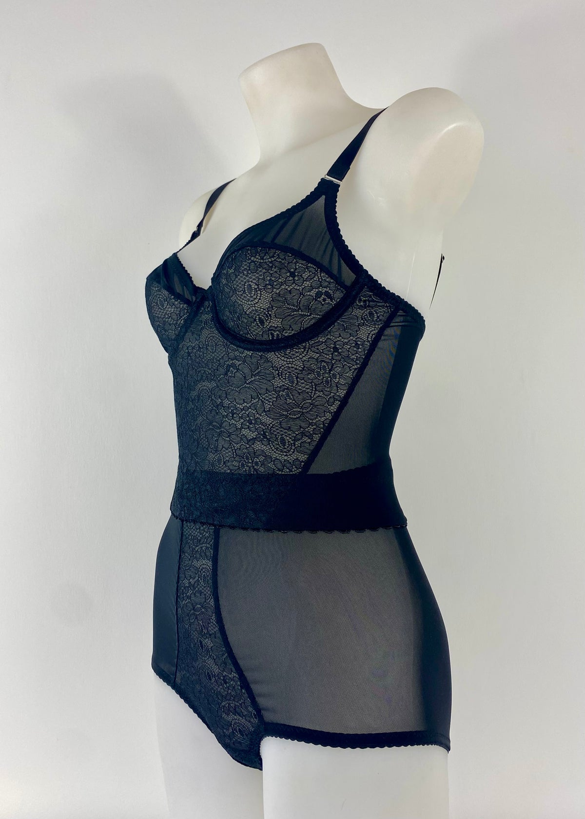 Black Cameo High Waisted Knicker
