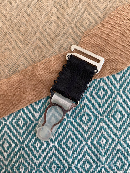 Short Suspender I-Strap for stockings 20mm Wide