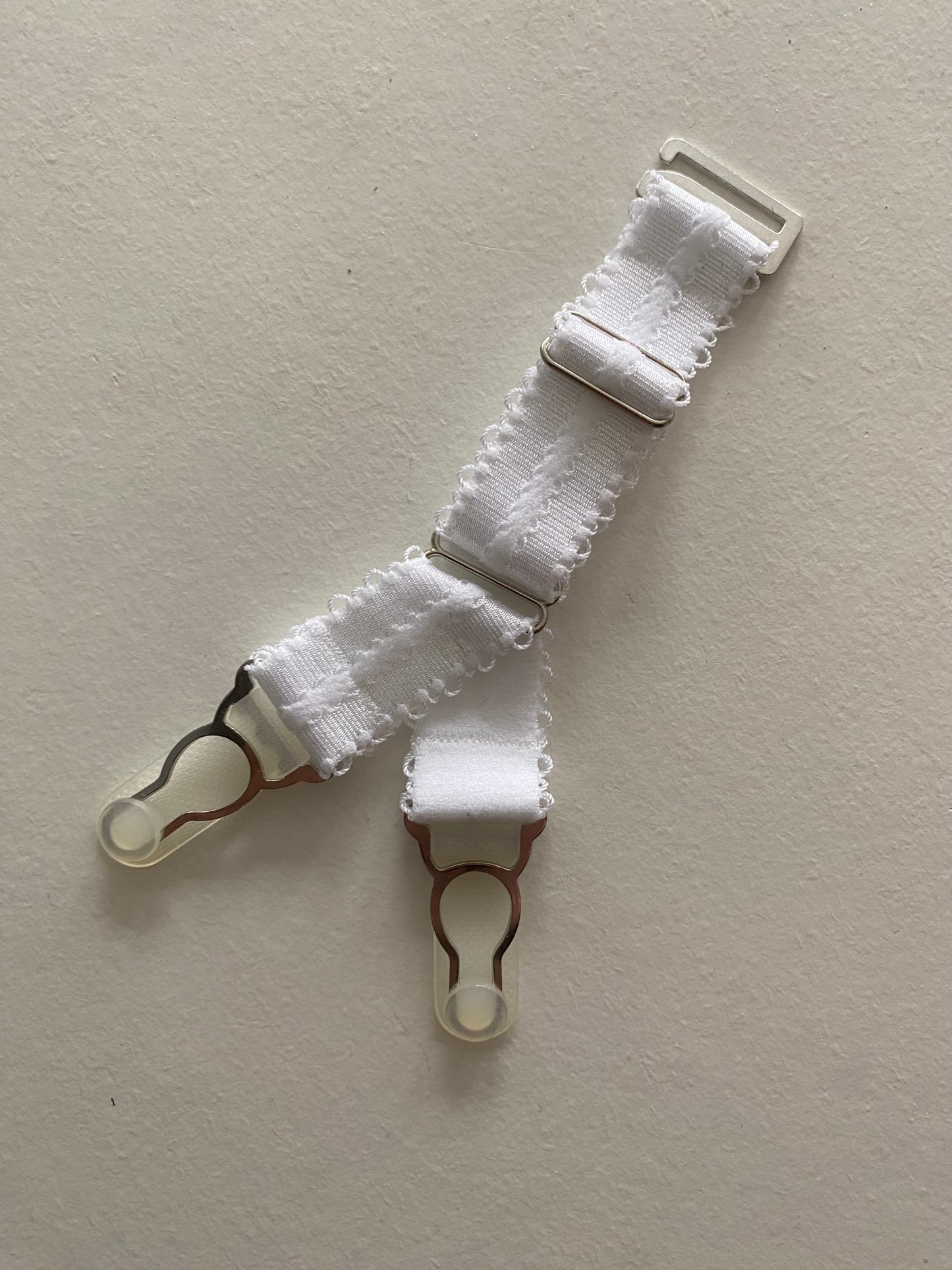  Double suspender straps Y strap garter with a hook on top to attach your corset or masque to seamed nylon stockings. 15mm wide elastic in colour black red white and nude beige biscotti peach.  20mm wide strong silver steel garter grips
