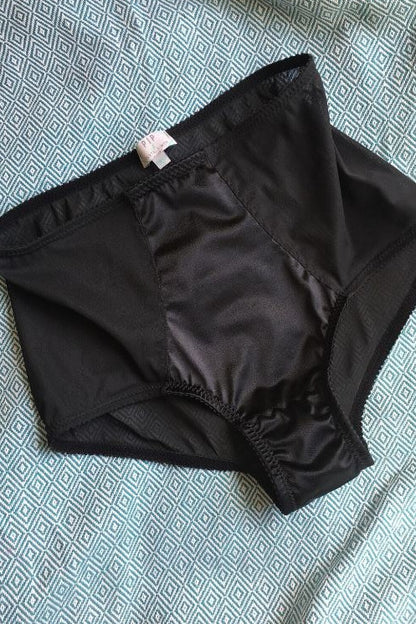Black Classic High Waisted Knicker