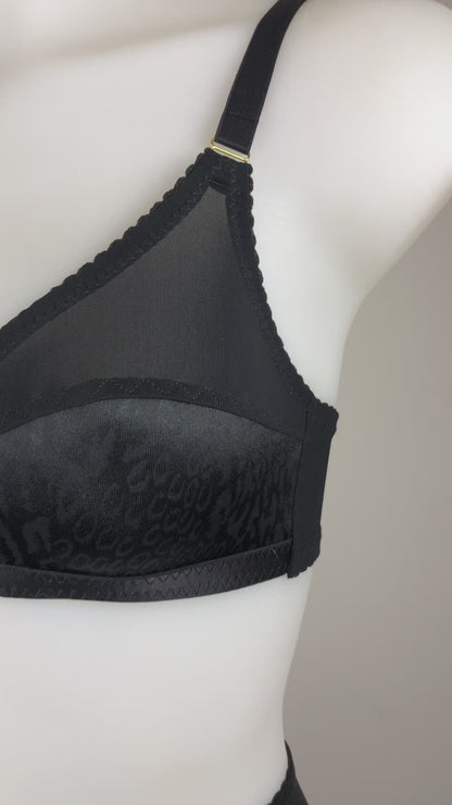 Leopard Luster Bralette 32C